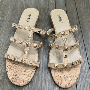 Vaneli Cork Studded Sandals – Size 9.5S – Gently Worn — Narrow